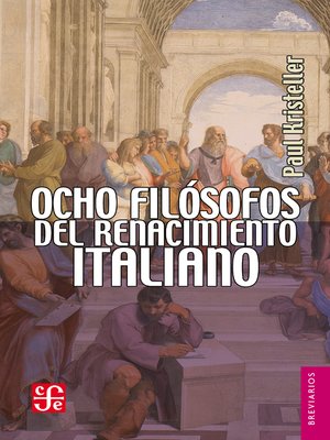 cover image of Ocho filósofos del Renacimiento italiano